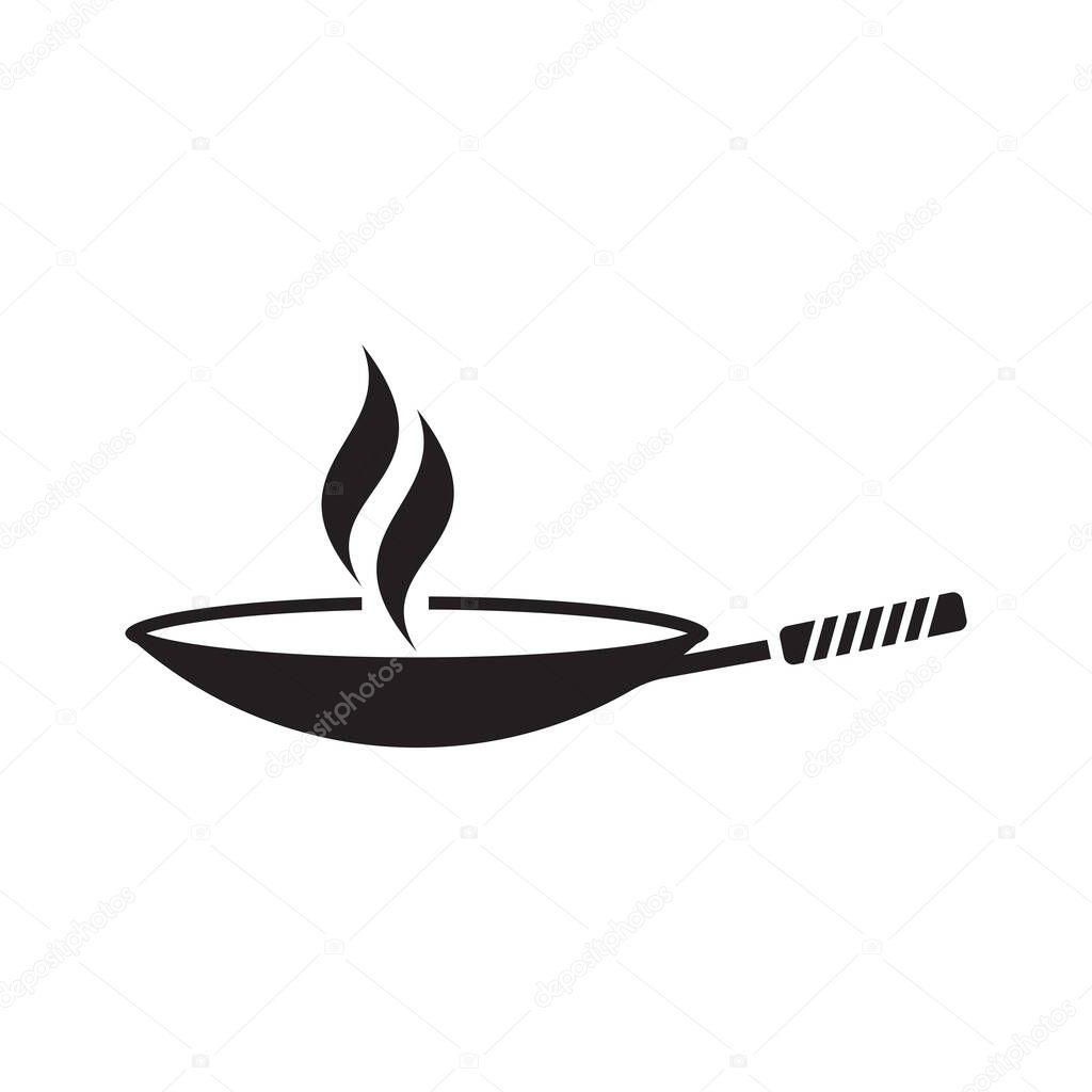 Pan  kichenware logo template icon illustration design