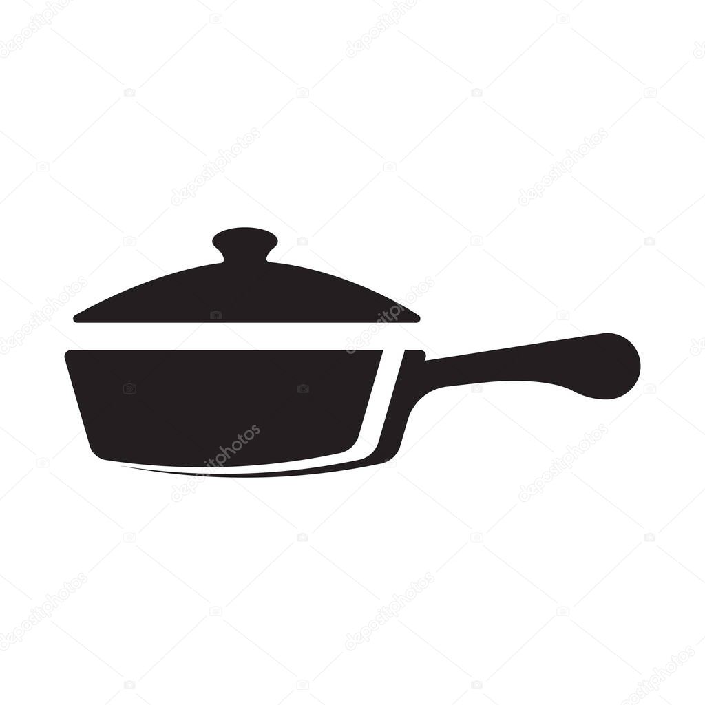 Pan  kichenware logo template icon illustration design