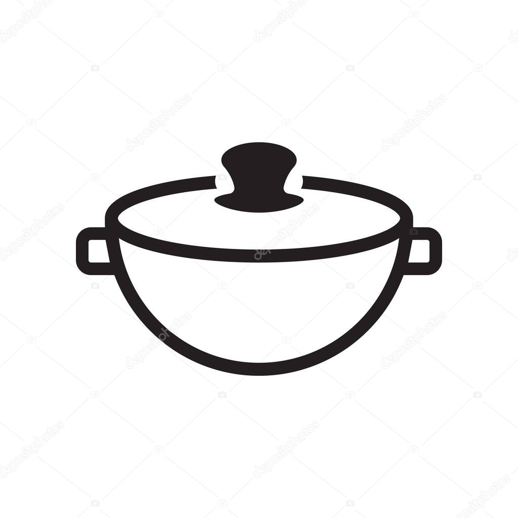 Pan  kichenware logo template icon illustration design