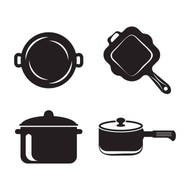 Pan kichenware logo şablon resim tasarımı