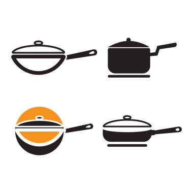 Pan kichenware logo şablon resim tasarımı