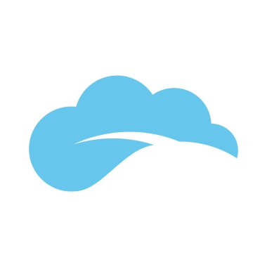 Bulut logo vektör şablonu resim tasarımı