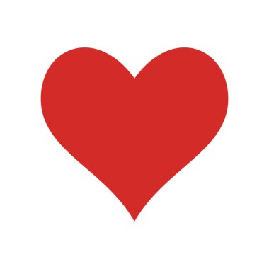 Valentine Heart Logo Şablonu Çizim Tasarımı