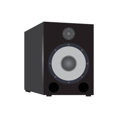 Hoparlör müziğinin ses şablonu resim tasarımı