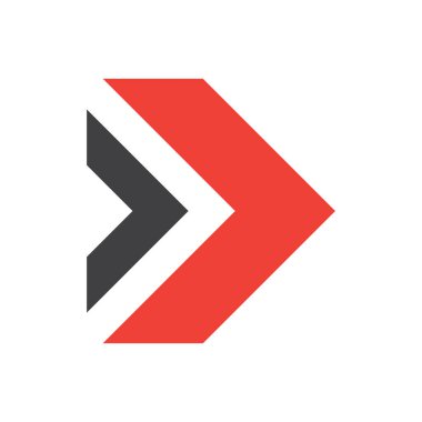 Ok Logo Vektörü Simge Şablonu İllüstrasyonu