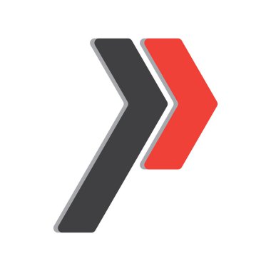 Ok Logo Vektörü Simge Şablonu İllüstrasyonu