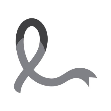 Göğüs kanseri farkındalığı, kurdele logo vektör şablonu