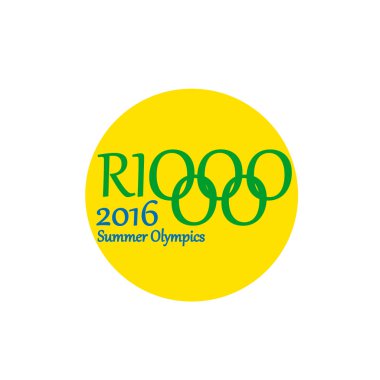 Komik Olimpiyatları logosu, kart, kartvizit ve Olimpiyat Oyunları için arka planlar.