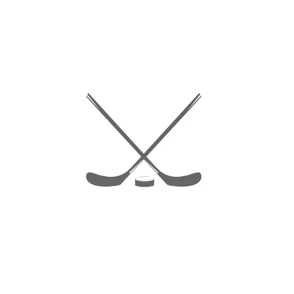 Wasmachine voor hockey. Hockey stick. Het spel van hockey. Minimalisme. Het pictogram van de sport. Vector — Stockvector