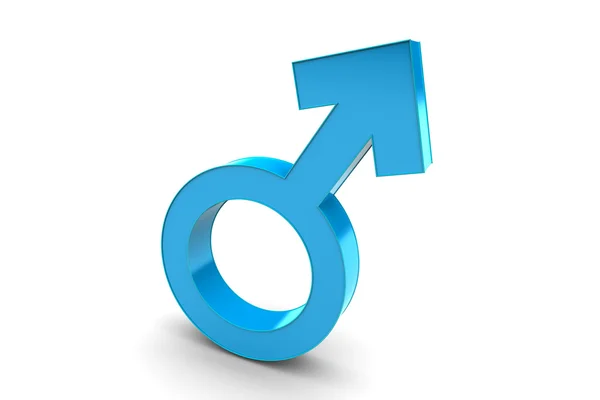 Male gender symbol — Stock Photo, Image