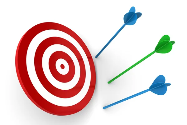 Arrows Off Target — Stock Photo, Image