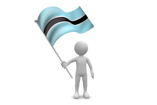 Bandera de Botswana —  Fotos de Stock