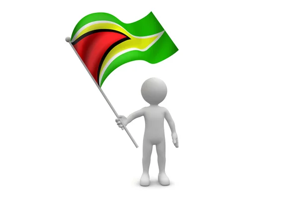 Guyana Flag — Stock Photo, Image