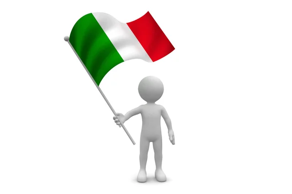 Bandera de Italia —  Fotos de Stock