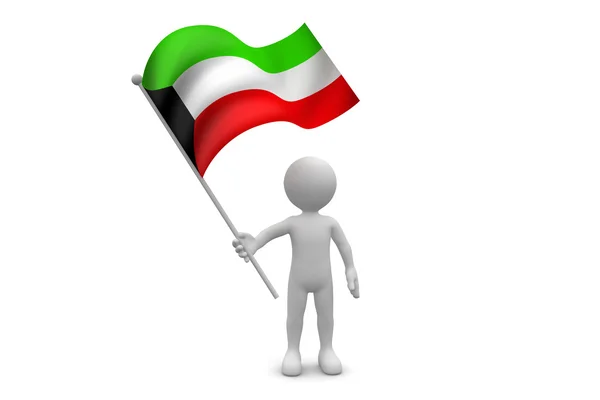 Flaga Kuwejtu — Zdjęcie stockowe