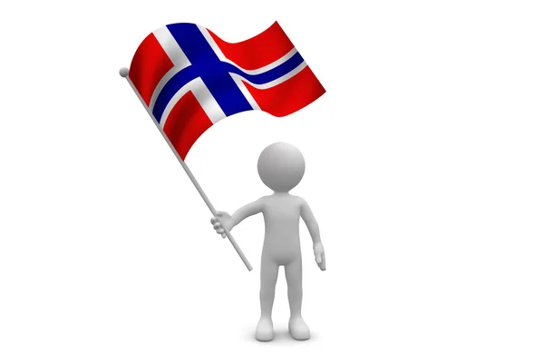 Norway Flag — Stock Photo, Image