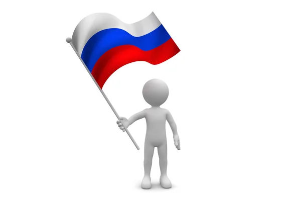 Bandera de Rusia — Foto de Stock