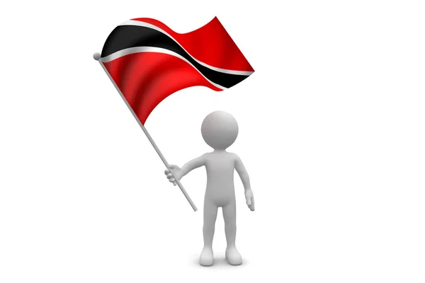 Тринідад і Тобаго Прапор — стокове фото