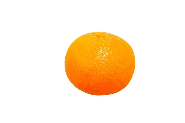 Mandarine Mandarine Agrumes Isolés Sur Fond Blanc Sans Ombre Fruits — Photo