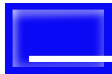 Tasarım için dikdörtgen şekilleri kullanan mavi arkaplan resmi