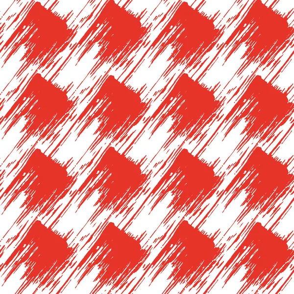 Seamless background is a sloppy smear of red paint — Stock Vector