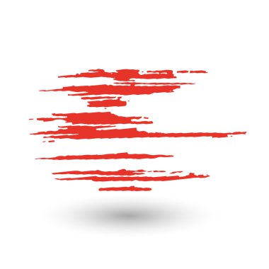 kırmızı boya konturu