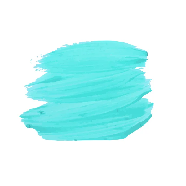 塗料の青緑色の汚れ — ストックベクタ