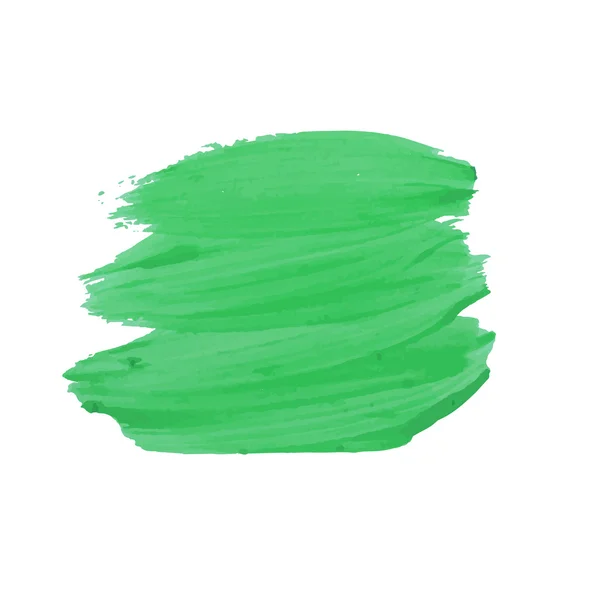 Frottis peinture verte — Image vectorielle