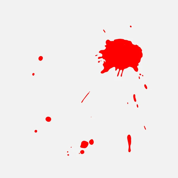 Tache rouge vectorielle. eps 10 — Image vectorielle