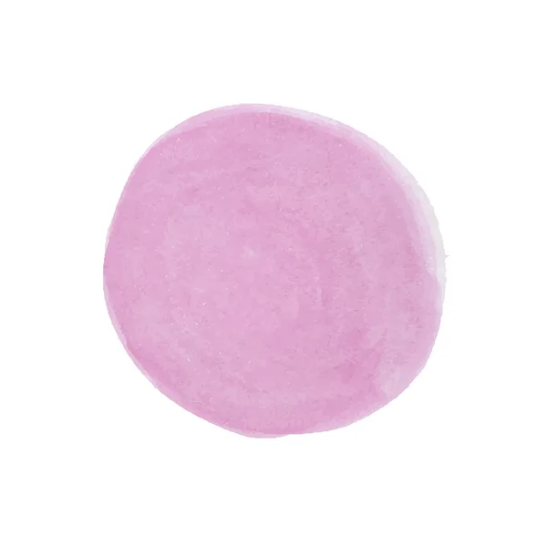 Realistyczne różowe plamki farby akwarelowe — Wektor stockowy