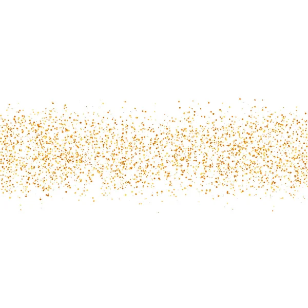 Die Textur Des Goldenen Sandes Auf Einem Transparenten Hintergrund Vektorillustration — Stockvektor