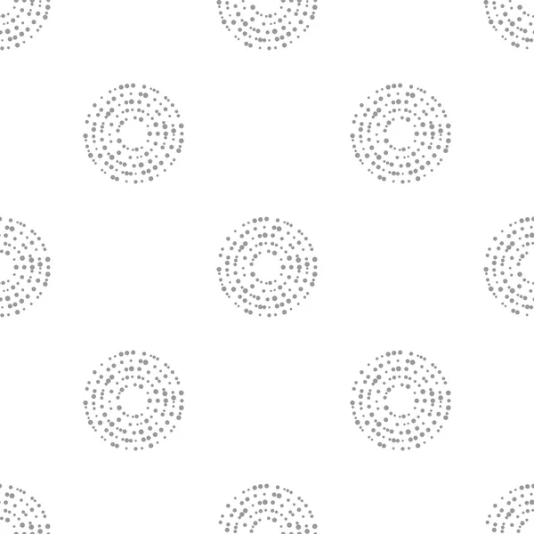 Vector círculos entrelazados patrón azulejo repetición . — Archivo Imágenes Vectoriales