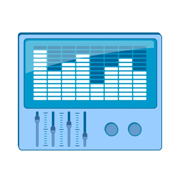 Eq, Equalizer-Grafik — Stockvektor