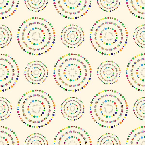 Fond de cercles colorés, illustration vectorielle . — Image vectorielle