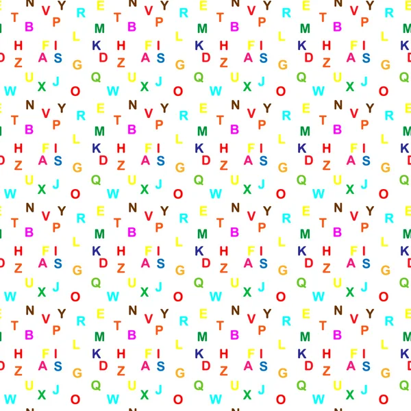 Modèle de lettre sans couture . — Image vectorielle