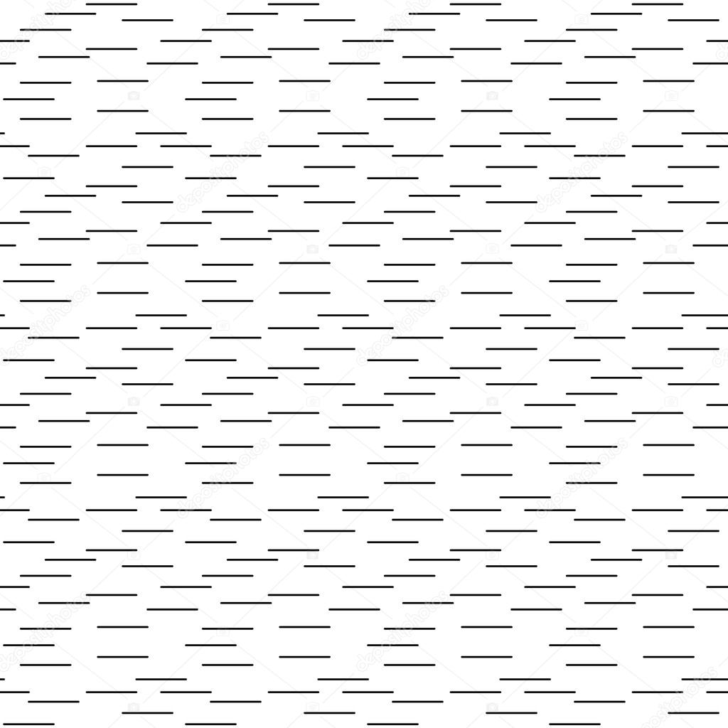 Abstract Black and White Illusion Vector Seamless Pattern. Line appears to tilt.
