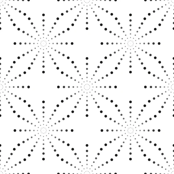 점선된 동그라미와 완벽 한 패턴입니다. 반복 텍스처를 벡터. — 스톡 벡터