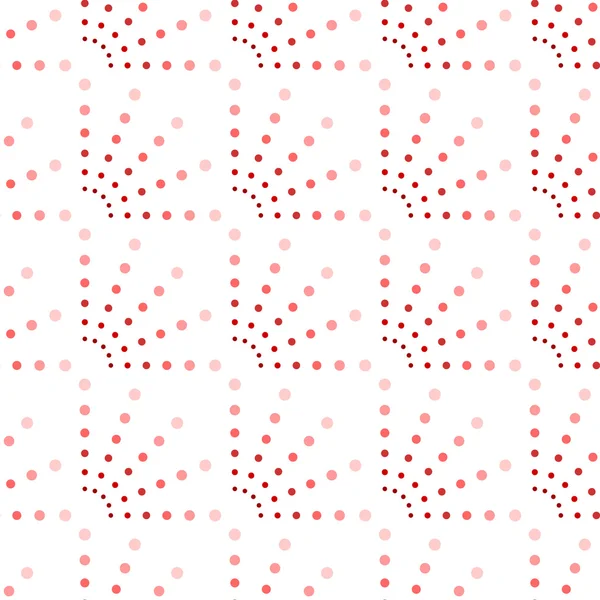 Seamless pattern with dotted circles. Vector repeating texture. — Stock Vector