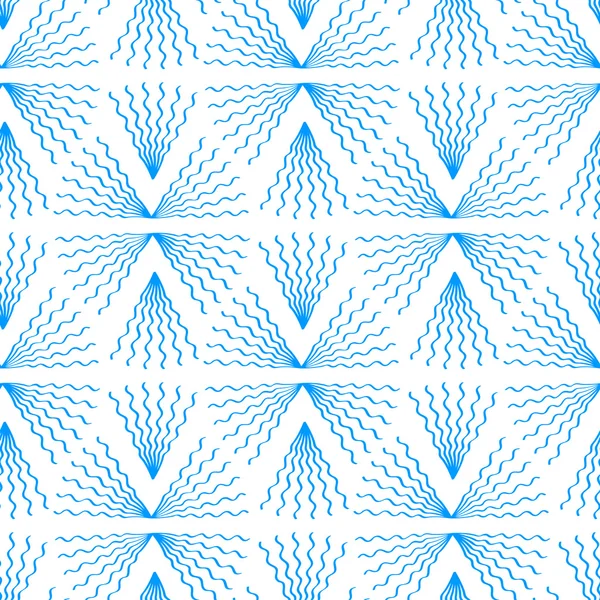 El patrón geométrico. Fondo de vector sin costura — Archivo Imágenes Vectoriales