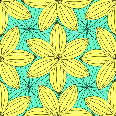 Tropikal çiçek sorunsuz arka plan