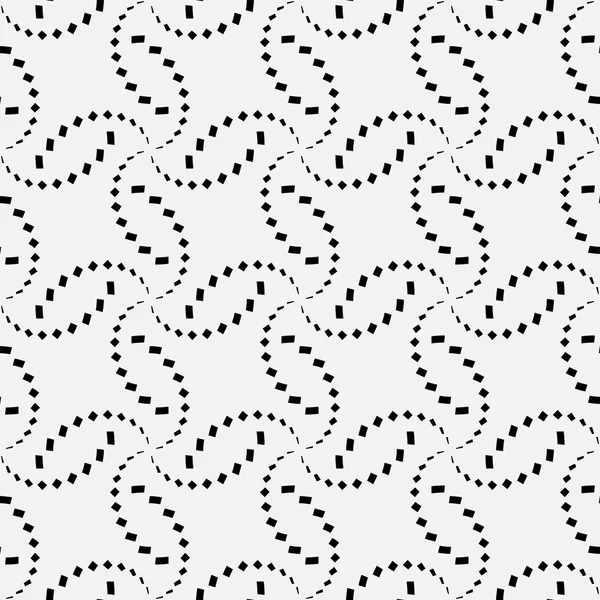 Patrón inconsútil de espirales con dibujos circulares — Vector de stock