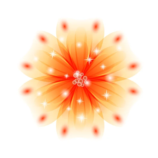 Fondo vectorial con flores amarillas. EPS 10 — Vector de stock