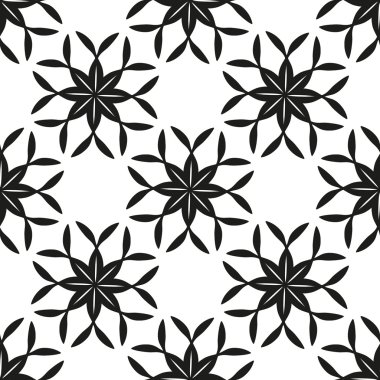 geometrik çiçek sorunsuz arka plan