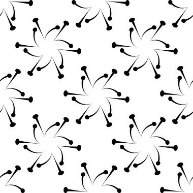 geometrik çiçek sorunsuz arka plan.  