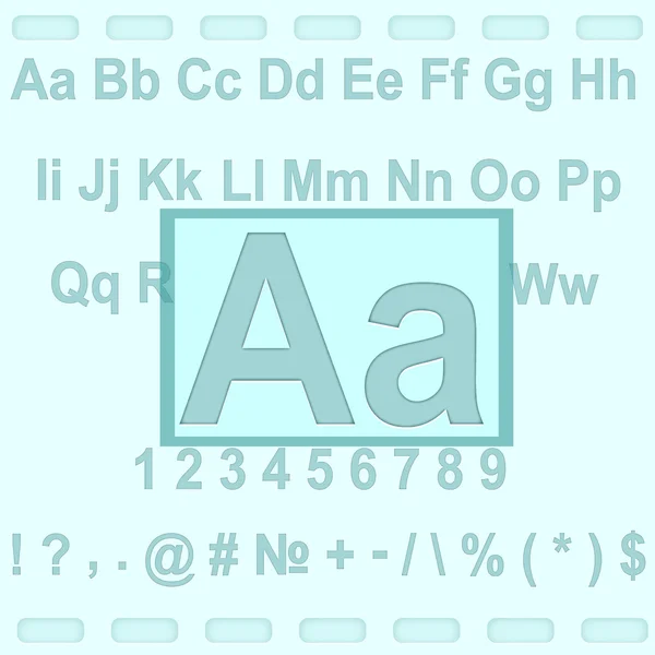 Set alfabeto vettoriale — Vettoriale Stock