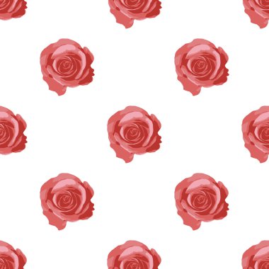 Dikişsiz gül deseni.