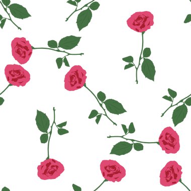 beyaz zemin üzerine pembe güller. 