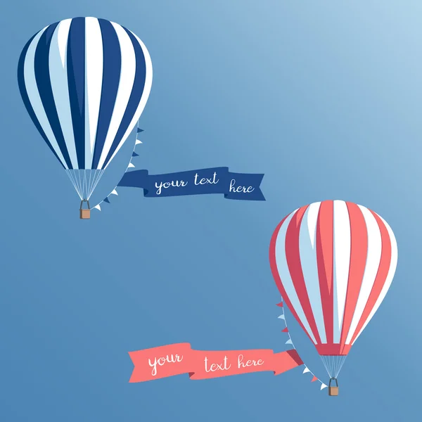 Hot air balloons banners set Stock Vector Image by ©IlyaF 123924378