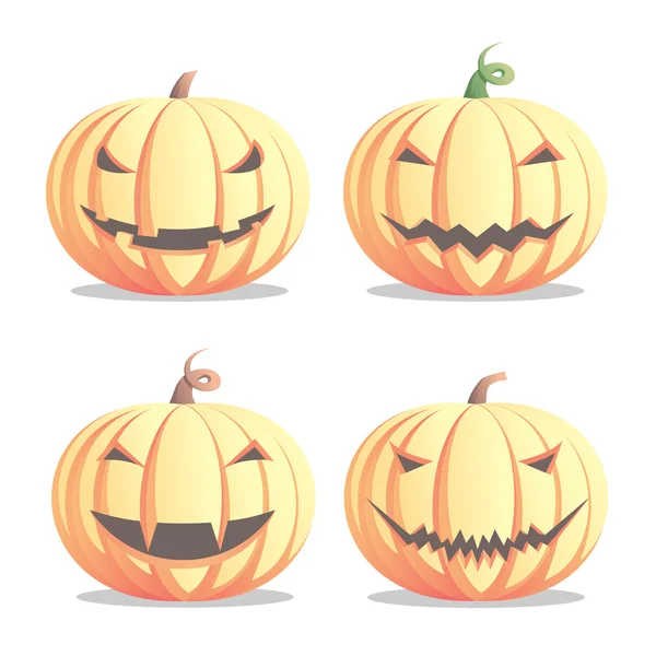 Halloween pumpkins set Royalty Free Stock Illustrations