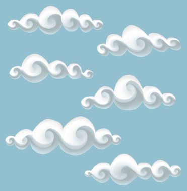 bulutlar dönen çizgi film